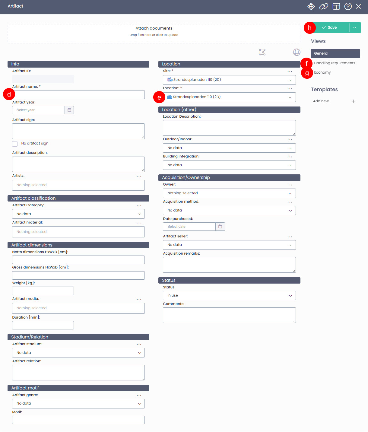 Artifacts - Asset Management